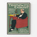 Plakat vintage Troplowitz Exquisit wino węgierskie do dekoracji ścian