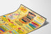 Plakat vintage Turner’s Musical Merry-Go-Round - Program wydarzeń 1985-1986