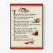 Plakat vintage "Twas the Day After Christmas" - Dekoracja ścienna retro