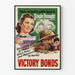 Wintage'owy plakat Two Minds - Plakat dekoracyjny patriotyczny Artem Legrand