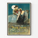 Plakat vintage Two Moons - Romantyczna dekoracja ścienna w stylu western