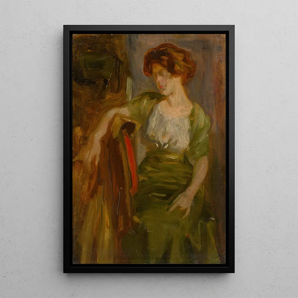 udovt Pitthordt - Study of a Seated Woman.webp