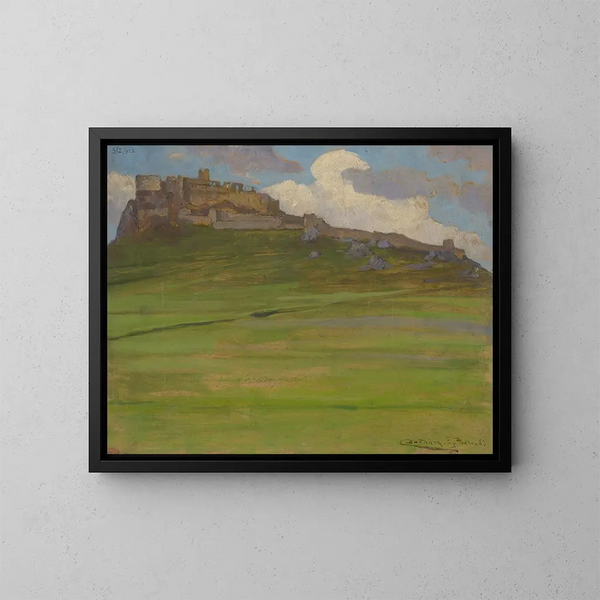 Château de Spisk - Ludovit Ordok — oprawiony obraz na ścianie