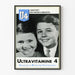 Plakat vintage Ultraviamine 4 do dekoracji ściennych dla dzieci