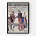 Plakat Vintage Uncle Sam Here’s My Hand - Patriotyczna Dekoracja Ścienna Amerykańska