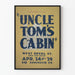 Plakat vintage Dziupla Toma Uncle'a Federalne Teatr