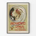 Plakat vintage karnawał artyści młodzi 1904