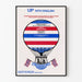 Plakat Vintage Up With English - Dekoracja ścienna edukacyjna