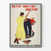 Plakat Vintage Use It Up Wear It Out - Inspirująca Dekoracja Ścienna