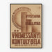 Plakat wystawowy vintage V. Nemessányi i Kontuly Béla 1927