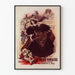 Plakat vintage La Vache Enragée 1897 dekoracja ścienna retro