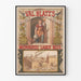 Plakat vintage Val Blatz's Milwaukee Lager Beer dekoracja ścienna