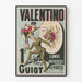 Plakat vintage Valentino Les Frères Guiot do dekoracji ściennej