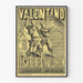 Plakat Vintage Valentino Bracia Valjhon Jugglerzy Amerykańscy