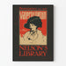 Vintage plakat dekoracyjny Valerie Upton Miss A.D. Sedgwick do Nelson's Library