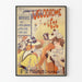 Plakat vintage Vélodrome de l'Est - Retro dekoracja ścienna sportowa