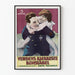 Plakat Vintage Verdens Kjækkeste Konstabel - Dekoracja Ścienna Retro
