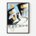 Plakat w stylu Art Déco vintage zielony verticurine - dekoracja ścienna retro