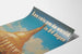 Plakat Vintage Podróż w 80 Dni z zdjęciami 3D Shell