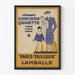 Plakat vintage Odzież Conchon Quinette Paris-Tailleur Lamballe