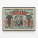 Plakat vintage reklama Odzież Voltaire dla mężczyzn i dzieci — oprawiony obraz na ścianie