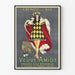 Plakat vintage Veuve Amiot Crémant du Roi dekoracja ścienna