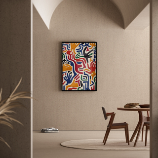 Plakat Pop Art - Ruch Rąk