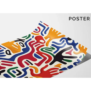 Plakat Pop Art - Ruch Rąk