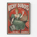 Plakat vintage Vichy Dubois źródło zimne do dekoracji ściennej