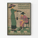 Plakat vintage dekoracja ścienna Strumpf und Handschuhhaus 4 pory roku