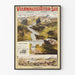 Plakat vintage Jezioro Czterech Kantonów i Lucerna