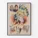 Plakat vintage Villarmé Tancerki Paryskie do dekoracji ściennej