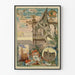 Plakat vintage 41. Federalne Święto Gimnastyczne Nancy 1919