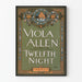 Plakat Vintage Viola Allen w La Nuit des Rois - Dekoracja Ścienna Teatr Klasyczny