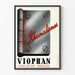 Plakat vintage Viophan Rhumatismes Dekoracja Ścienna Industrialna