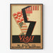 Plakat reklamowy z vintage'owej jedwabnej tkaniny Vigil Pure Silk dla W. Ellis Co.