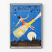 Plakat vintage Wierner Luft - Dekoracja ścienna w stylu art deco na imprezę