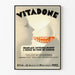 Plakat Vintage Vitadone - Dekoracja Ścienna Retro Zdrowie i Witaminy