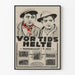 Plakat vintage Vor Tids Helte - Plakat filmowy z lat 1920