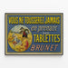 Plakat vintage reklamowy Tablettes Brunet — oprawiony obraz na ścianie