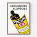Plakat Vintage Vulcapil Lotion Siarkowa - Dekoracja Ścienna Retro Medyczna