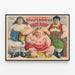 Plakat vintage W. Hollmanna Gigantyczne Dzieci i Nagroda Baby Dekoracja na Ścianę — oprawiony obraz na ścianie