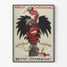 Plakat propagandowy niemieckiej polityki chrześcijańsko-społecznej vintage
