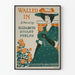 Plakat vintage roman Walled In autorstwa Elizabeth Stuart Phelps