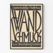 Plakat vintage wystawa Wand Schmuck do dekoracji ścian