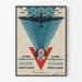 Plakat vintage samolotów wojennych 1942-1943 USA