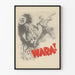 Plakat dekoracji ściennej vintage Wojna z żołnierzem i symbolem nazistowskim
