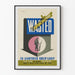 Plakat vintage militarystyczny Wasted Clothing Equipment