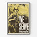 Wojskowy plakat vintage We Serve the People