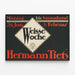 Plakat retro Weisse Woche autorstwa Hermanna Tietza — oprawiony obraz na ścianie